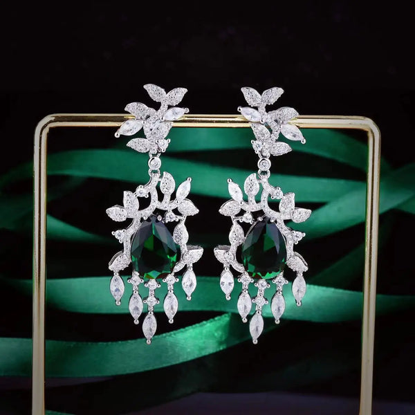 New Luxury 18K Solid Platinum PT950 certifid autumn leaf 8*12mm design earrings versatile for women suitable for daily wear