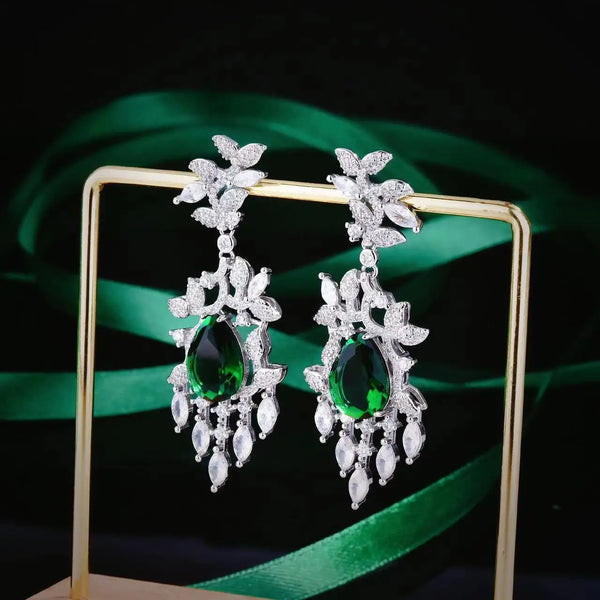 New Luxury 18K Solid Platinum PT950 certifid autumn leaf 8*12mm design earrings versatile for women suitable for daily wear